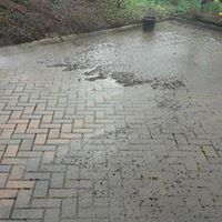 Cleaning of block paving
