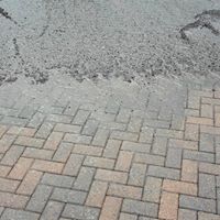 Cleaning of block paving