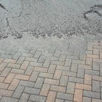Cleaning of block paving